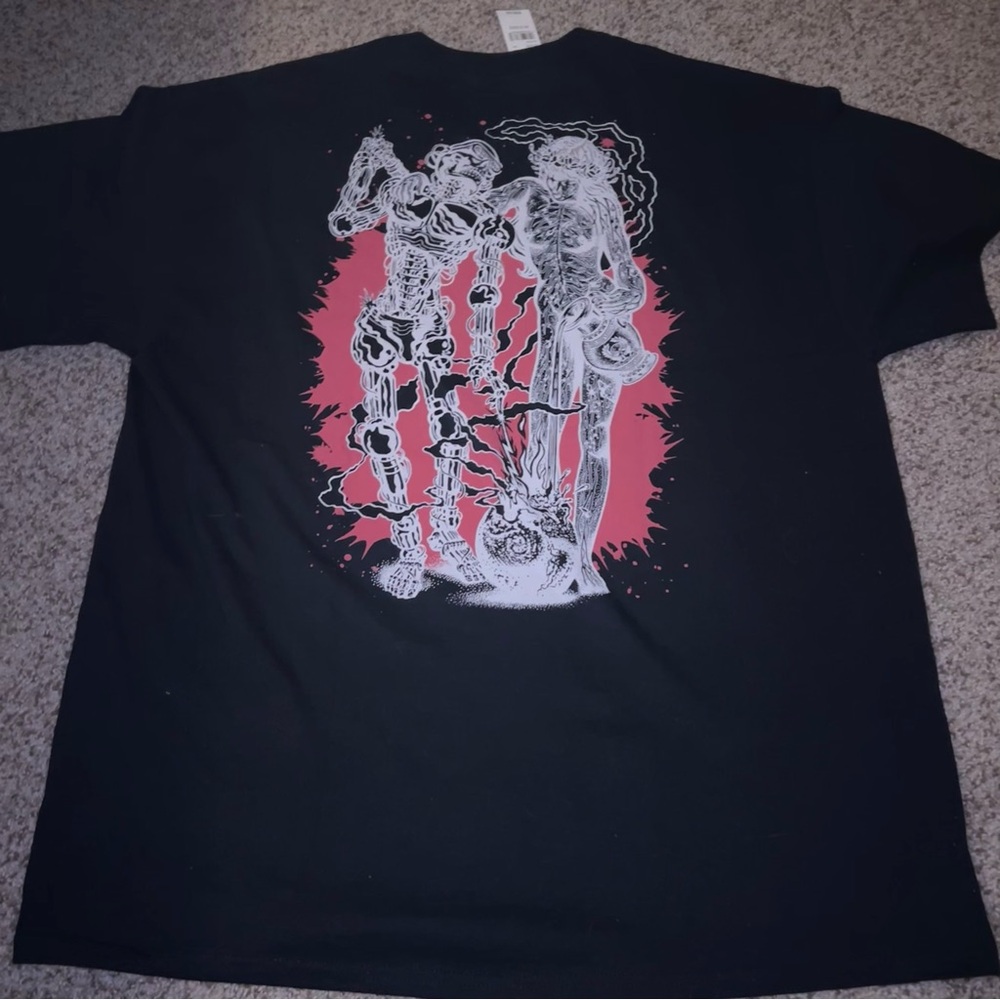 Santa Cruz Skateboard Logo T-Shirt XL Graphic Skeleton NWT Men - Picture 5 of 6